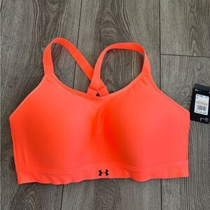 Under Armour Women's Bright Coral Sports Bra